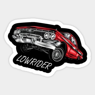 Lowrider Classic Car Sticker